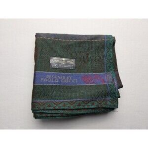 Paolo Gucci Handkerchief Neckerchief Bandana Scarf Pocket Square